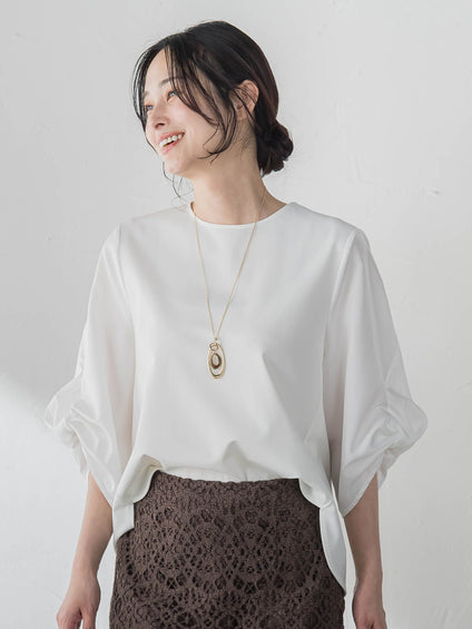 デザインスリーブプルオーバー