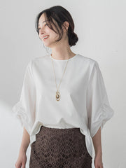 デザインスリーブプルオーバー