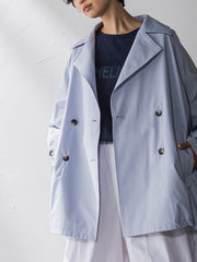 撥水オーバーミドルトレンチコート≪手洗い可能≫