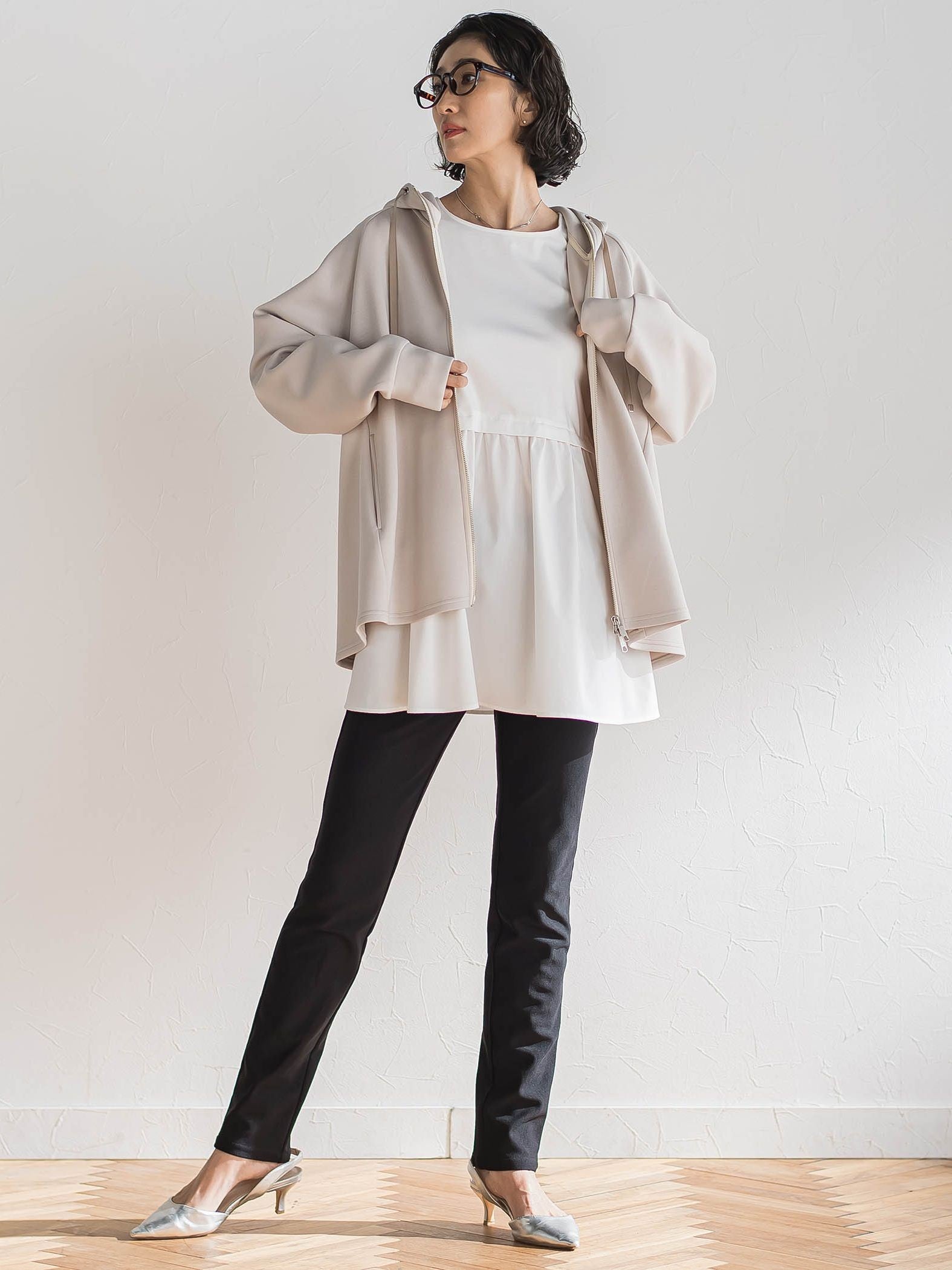 【大きいサイズ】ペプラムカットソー