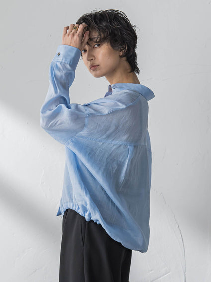 ラスターラミーカルゼバックドロストヘムシャツ