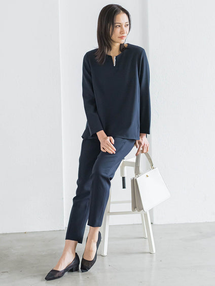 トリクシオンテーパードパンツ≪セットアップ対応/手洗い可能≫