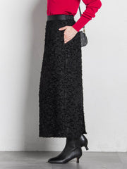 【コラボ商品】エディター東原妙子 × LAUTREAMONT /フェザージャガードタイトスカート