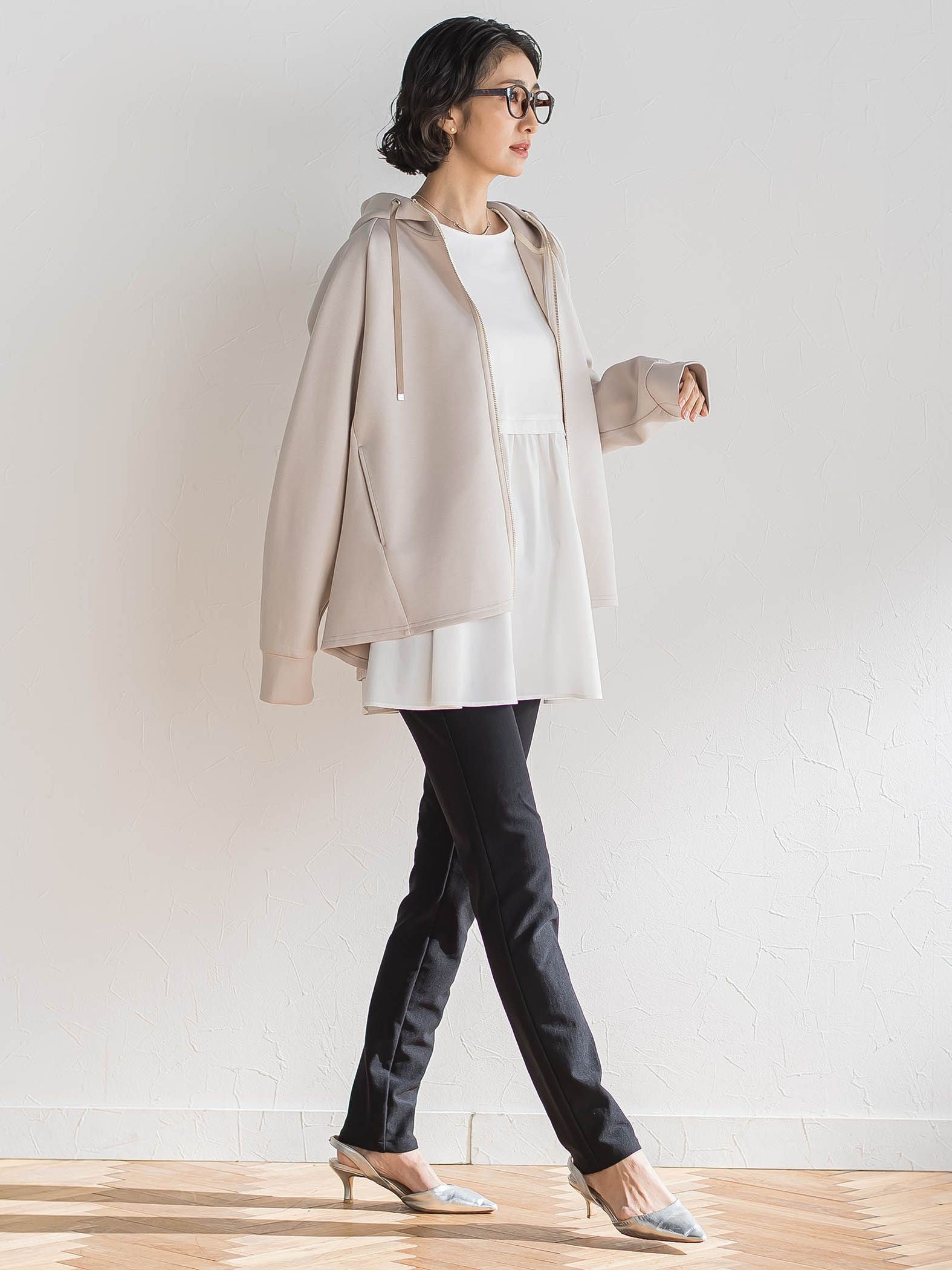 【大きいサイズ】ペプラムカットソー