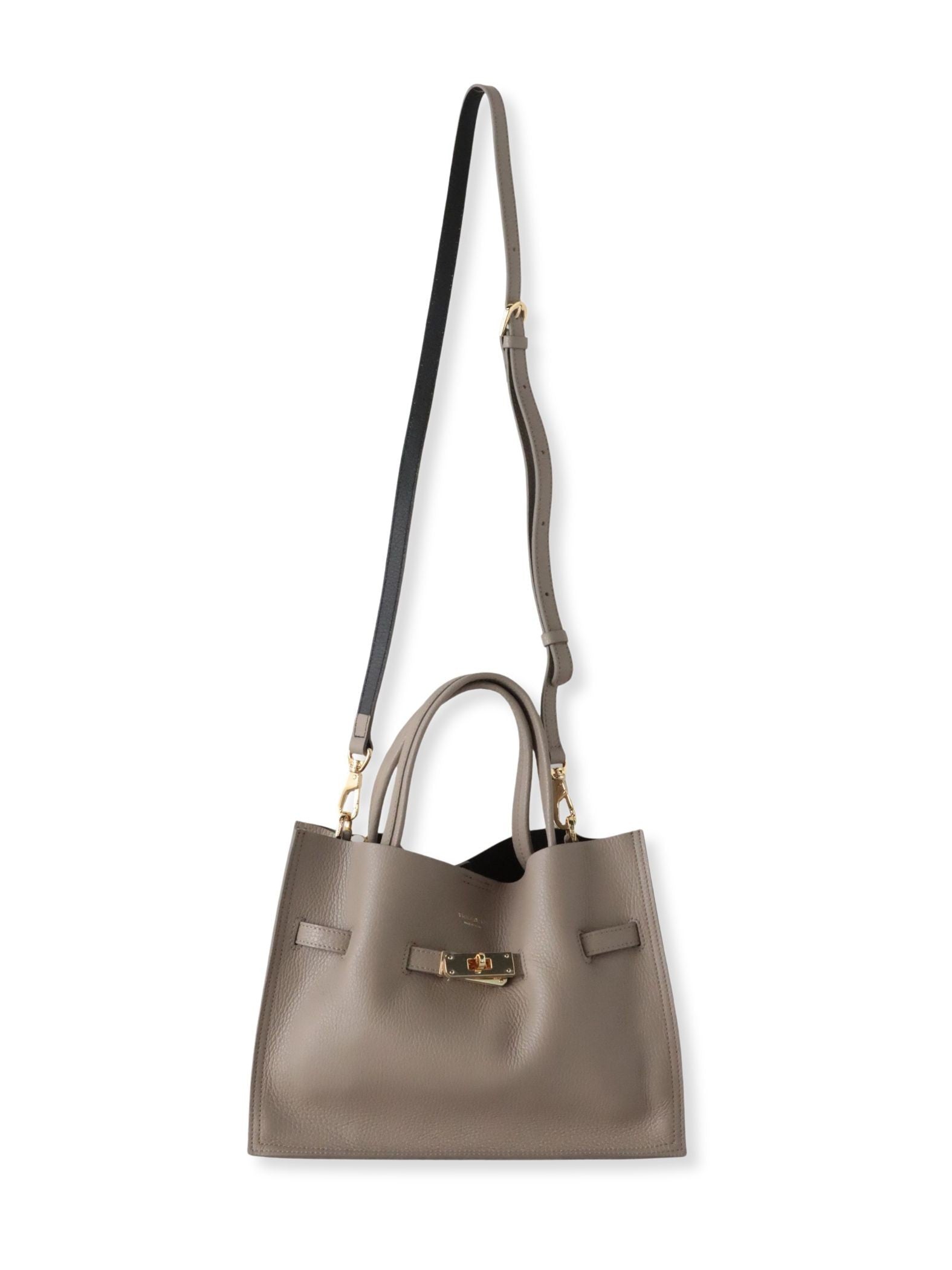 【VIOLAd'ORO】イタリアンWフェイスレザートートバッグ