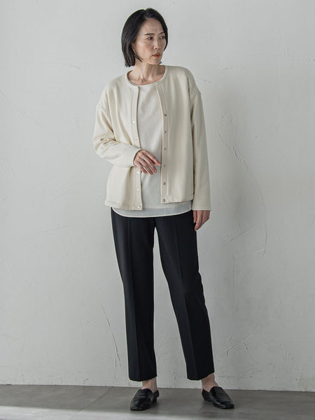 【大きいサイズ】ピクシエスタストレートパンツ≪洗濯機で洗える≫