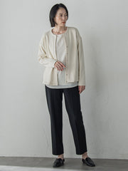 【大きいサイズ】ピクシエスタストレートパンツ≪洗濯機で洗える≫