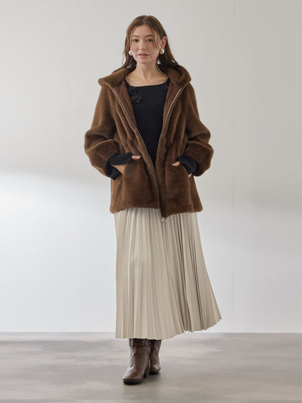 シープナッパチョウプリーツスカート