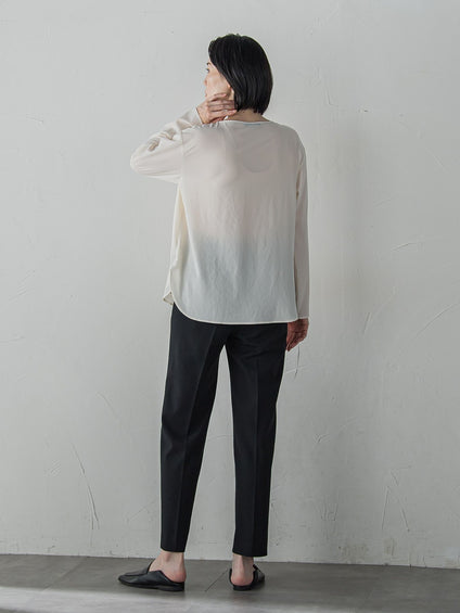 【大きいサイズ】ピクシエスタストレートパンツ≪洗濯機で洗える≫