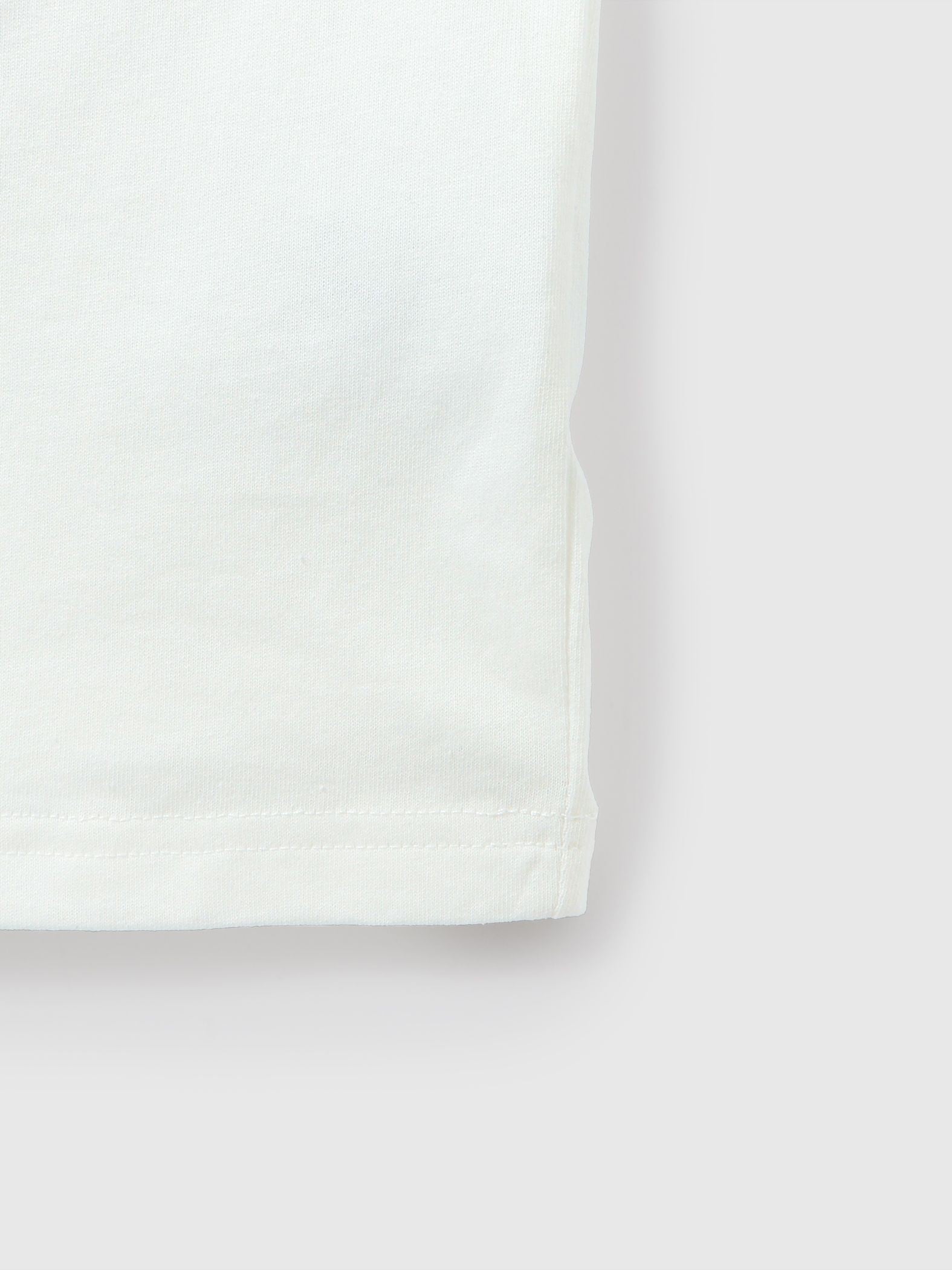 配色フォトプリントTシャツ≪手洗い可能≫