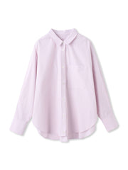 コットンポプリン2WAYストライプシャツ