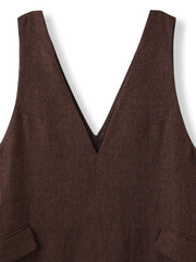 ライトツイードジャンパードレス≪手洗い可能≫