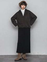 【楽・美・軽】スキッパーブラウス≪手洗い可能≫