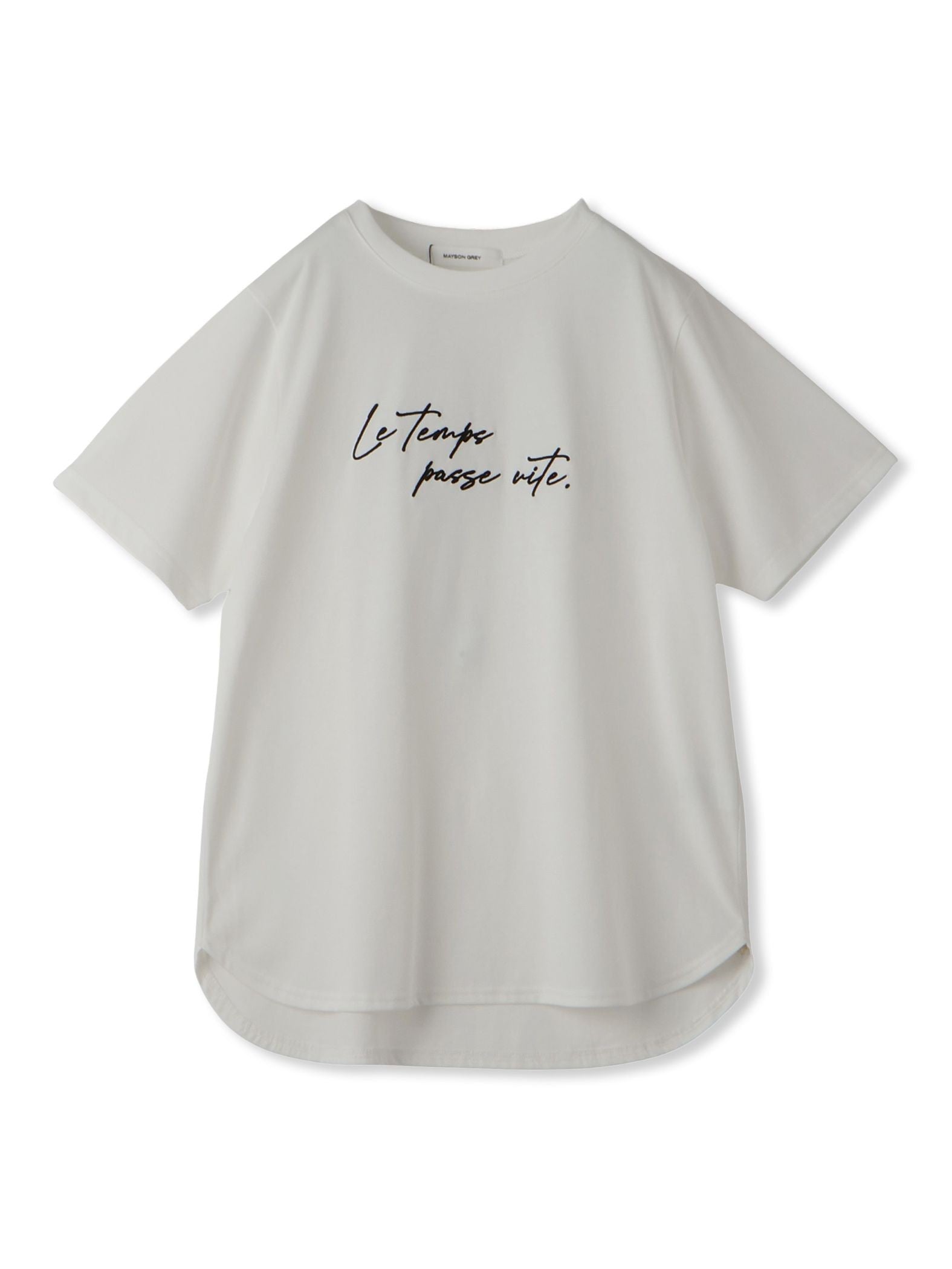 ハンドメッセージ刺繍ロゴTシャツ≪洗濯機で洗える≫