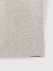 ソフトニットメルトンキーネックワンピース≪手洗い可能≫