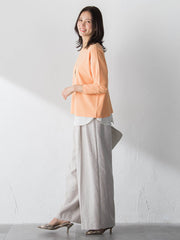 バックボタンデザインニット