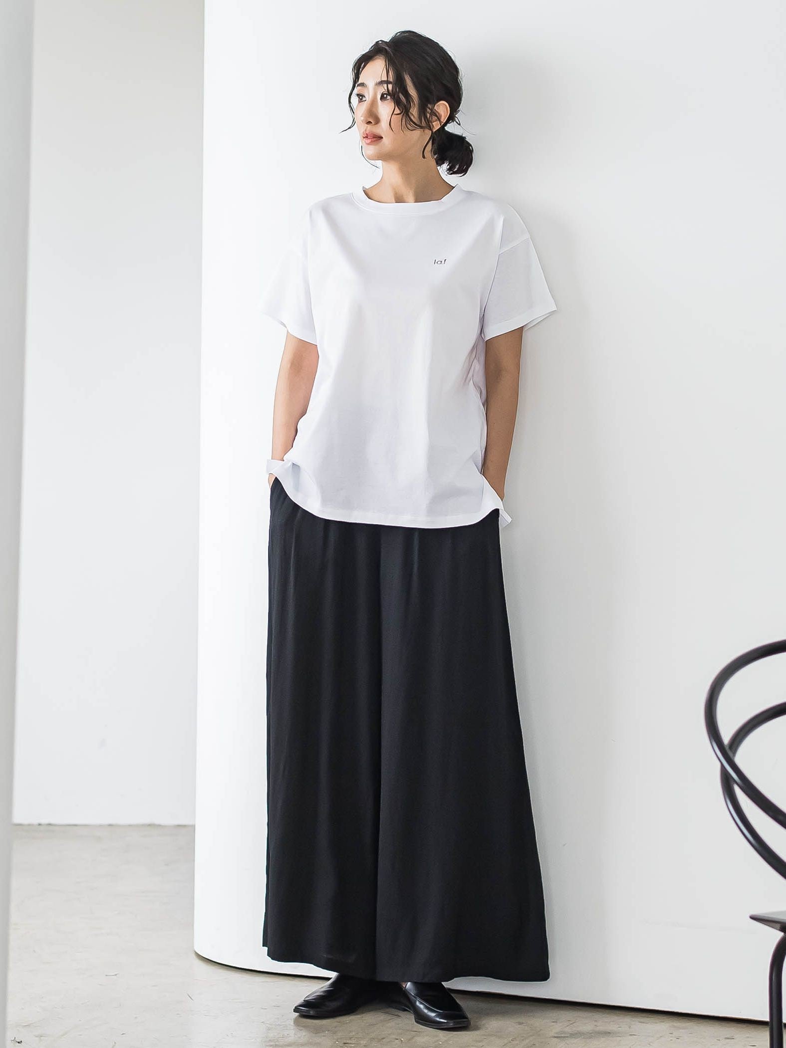 【WEB限定】ウエストギャザーワイドパンツ≪手洗い可能≫