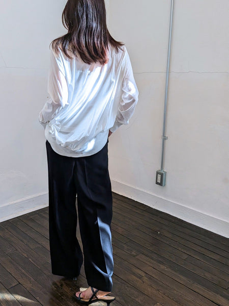 《予約販売》　soft gather tops 【日本製】