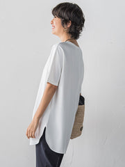 【WEB限定/大きいサイズ】”細身パンツも怖くない”Tシャツチュニック