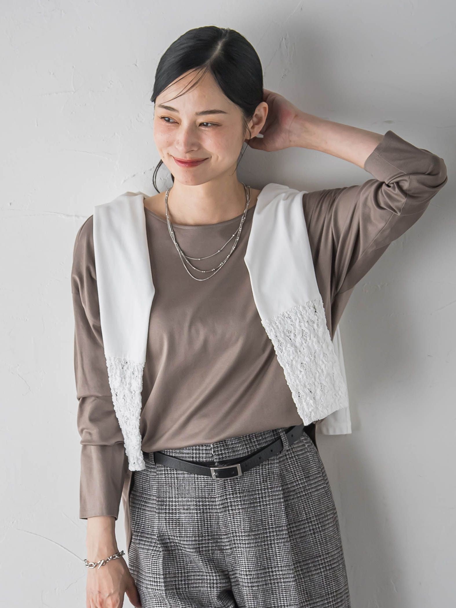 【WEB限定】≪背中美人革命≫汗染み防止バックポイントロンT