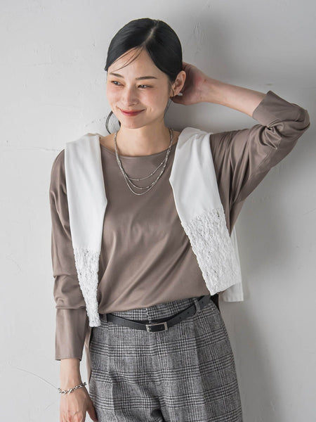 【WEB限定】≪背中美人革命≫汗染み防止バックポイントロンT