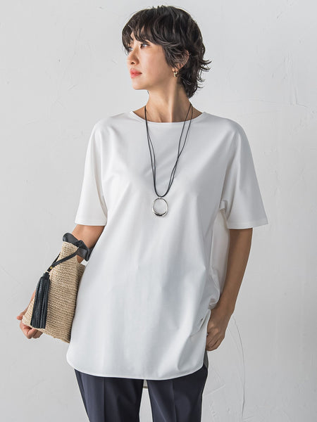 【WEB限定/大きいサイズ】”細身パンツも怖くない”Tシャツチュニック