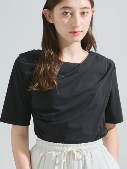 カットドレープTシャツ≪洗濯機で洗える≫