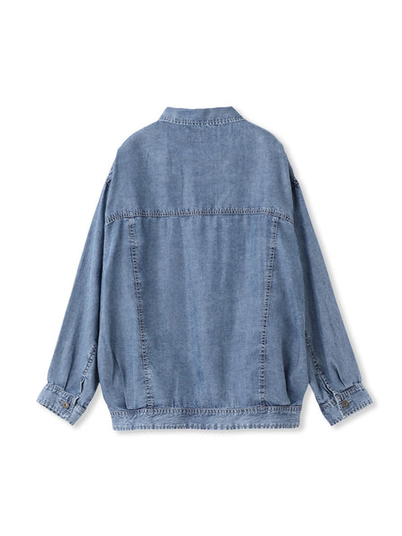 ゆれるデニムジャケット