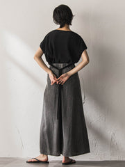【WEB限定】クリスタルプリーツパンツセットアップ