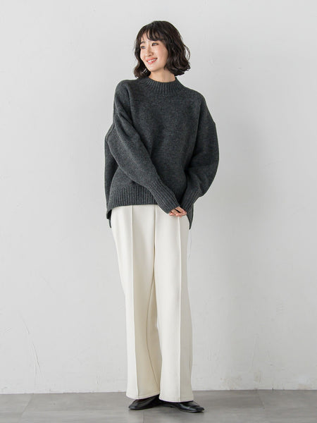 【WEB限定/新色追加】”まるで毛布”とろける裏起毛ワイドパンツ