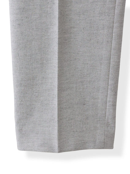 【WEB限定/+5cm丈長め】シェルタリングテーパードパンツ