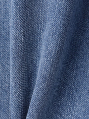 カーブデニムパンツ≪洗濯機で洗える≫