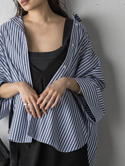 ワイドカフスドルマンシャツ≪洗濯機で洗える≫