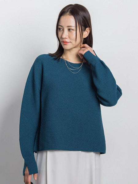 ホールガーメントガーターニット≪洗える≫