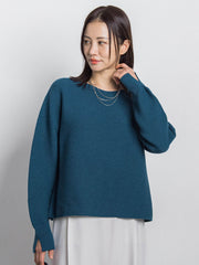 ホールガーメントガーターニット≪洗える≫