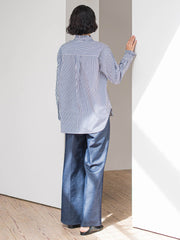 【大きいサイズ】ネックフリルブラウス