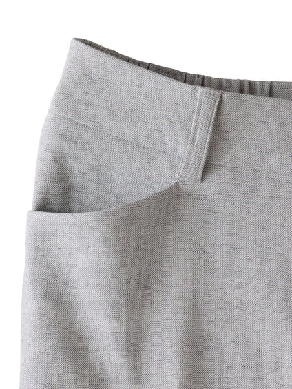 【WEB限定/+5cm丈長め】シェルタリングテーパードパンツ