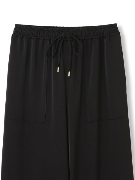 スポンディッシュサテンイージーパンツ≪手洗い可能≫