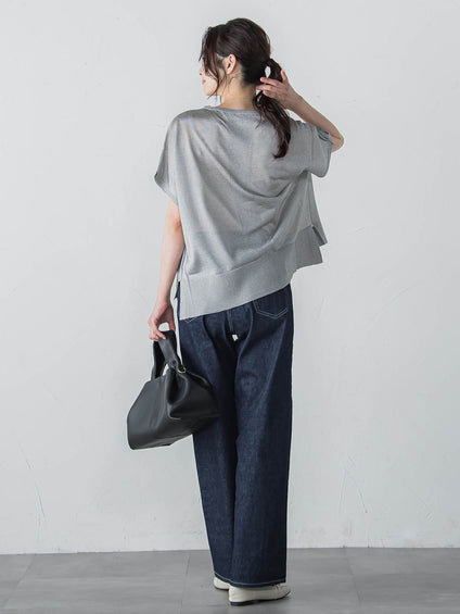 【WEB限定】ラメニットプルオーバー≪手洗い可能≫