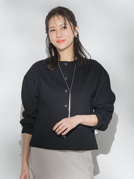 【WEB限定】美フォルムデイリーカーディガン≪洗濯機で洗える/11号あり≫