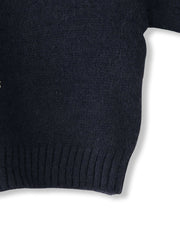 マーガレット刺繍ニットプルオーバー≪手洗い可能≫