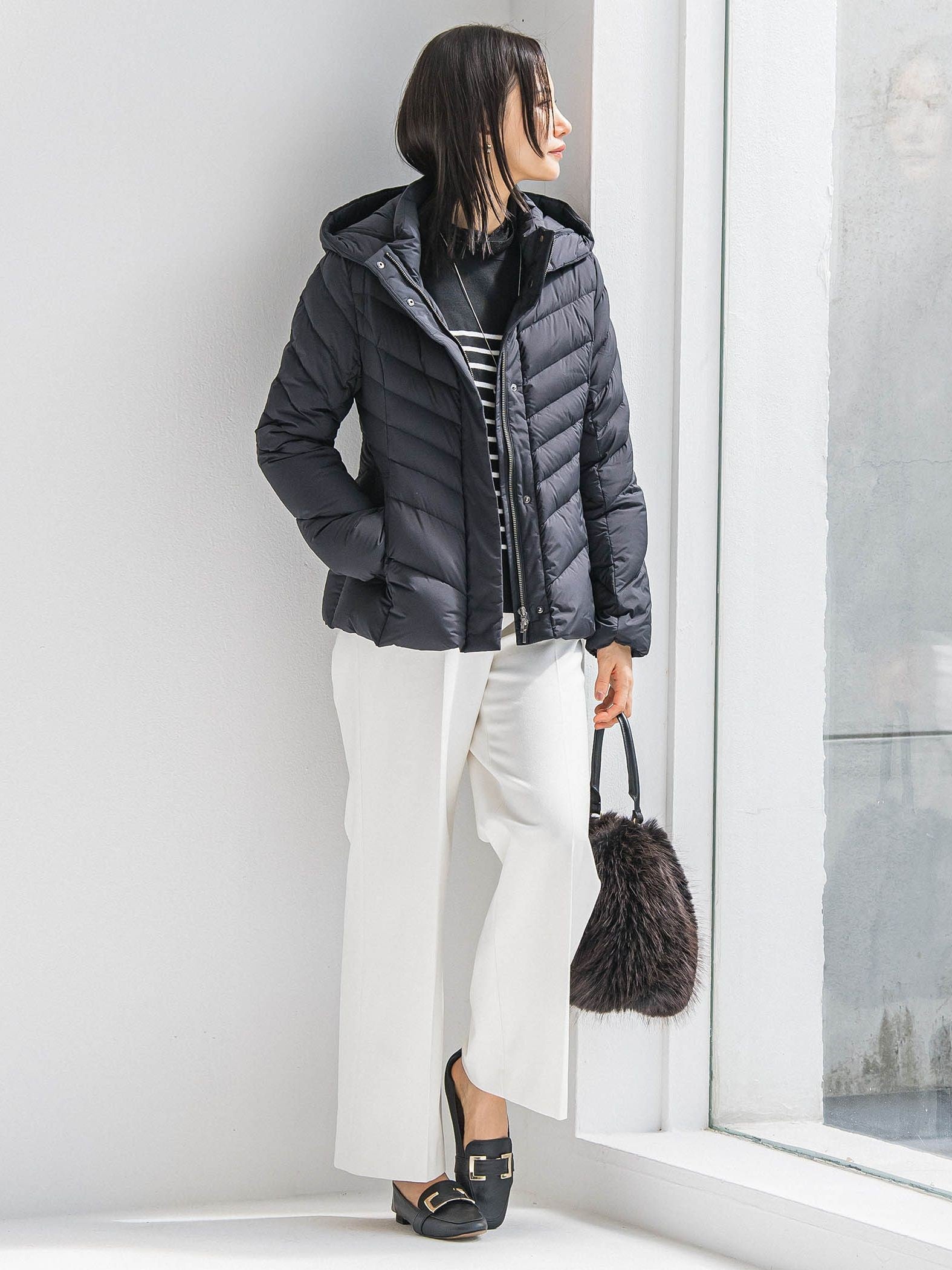 両面起毛ワイドパンツ≪WEB限定13号/洗える/セットアップ対応≫