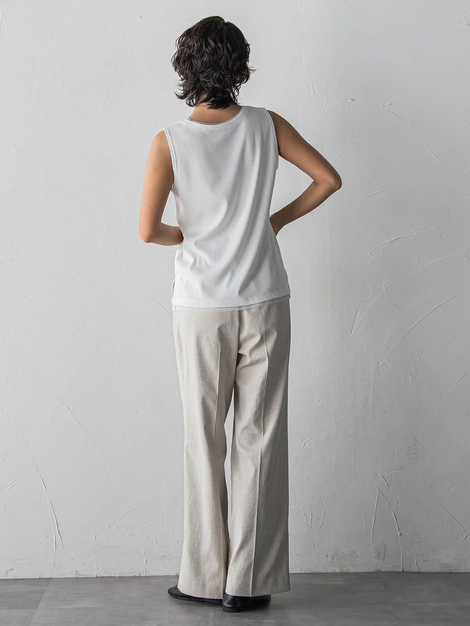 【大きいサイズ】ラメテレコタンクトップ