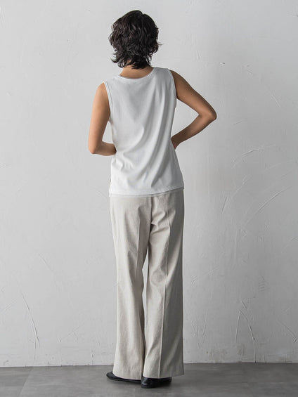 【大きいサイズ】ラメテレコタンクトップ