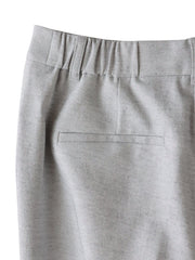 【WEB限定/+5cm丈長め】シェルタリングテーパードパンツ