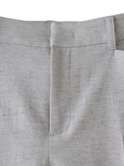 【WEB限定/+5cm丈長め】シェルタリングテーパードパンツ