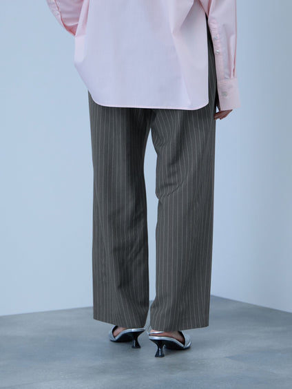 サイドポケットワイドタックパンツ