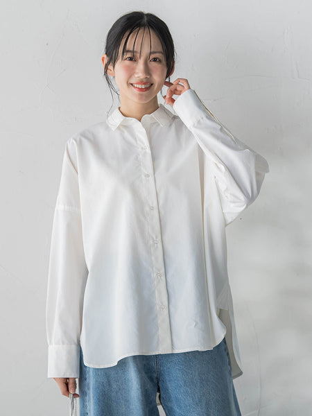 ヴィンテージブロードシャツ≪手洗い可能≫