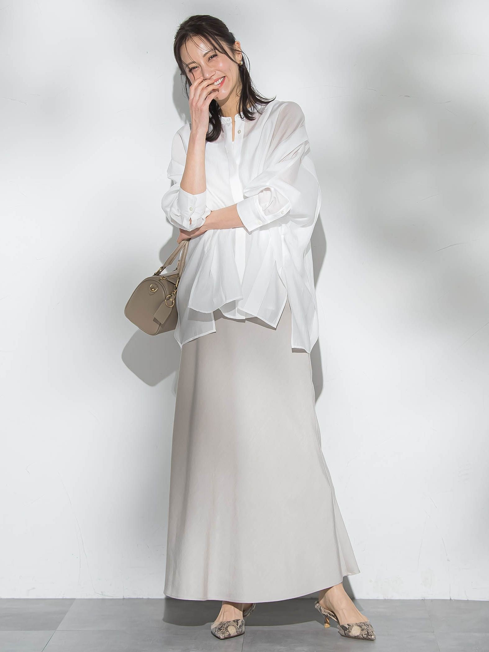 Beauty Denimスカート≪洗濯機で洗える≫