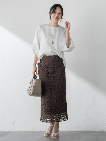 デザインスリーブプルオーバー